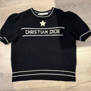 Christian Dior Short-Sleeved Sweater